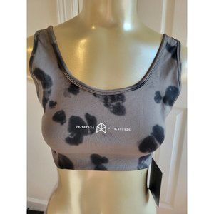 RAWGEAR Strapback Gray Camo Pullover Active Gym‎ Sports Bra Womens L